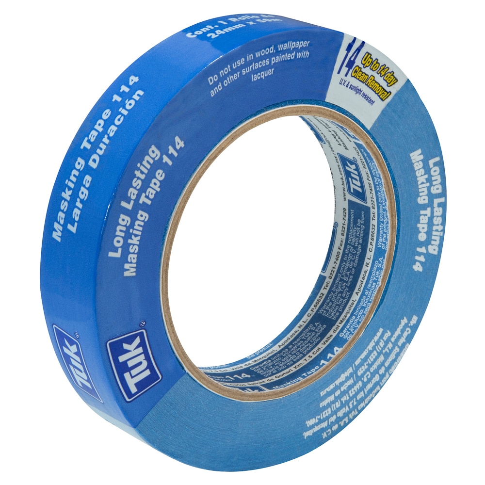 MASKING TAPE 114 163029 25MMX50M TUK AZUL Ferreterias Calzada
