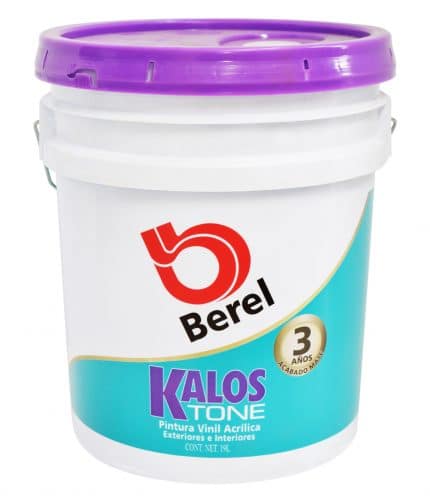 BER007003-6 - Pintura Vinilica Kalos Tone Base Deep De 19L Berel 7003-6 3 Años - BEREL