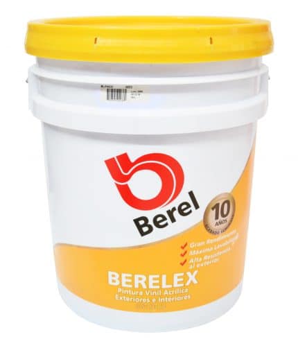 BER223-6 - Pintura Acrilica Berelex Blanco 19L Berel 000223-6 - BEREL
