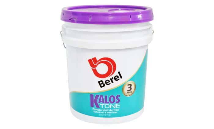 BER7001-6 - Pintura Vinilica Kalos Tone Base Pastel De 19L Berel 7001-6 3 Años - BEREL