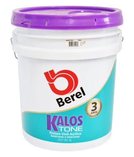 BER7002-6 - Pintura Vinilica Kalos Tone Base Tint De 19L Berel 7002-6 3 Años - BEREL