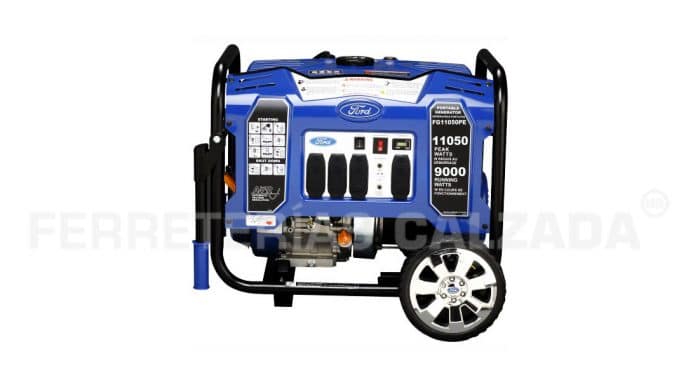 HC104270 - Generador FG11050Pe 11050W 9000W Ford Arranque Electrico - FORD