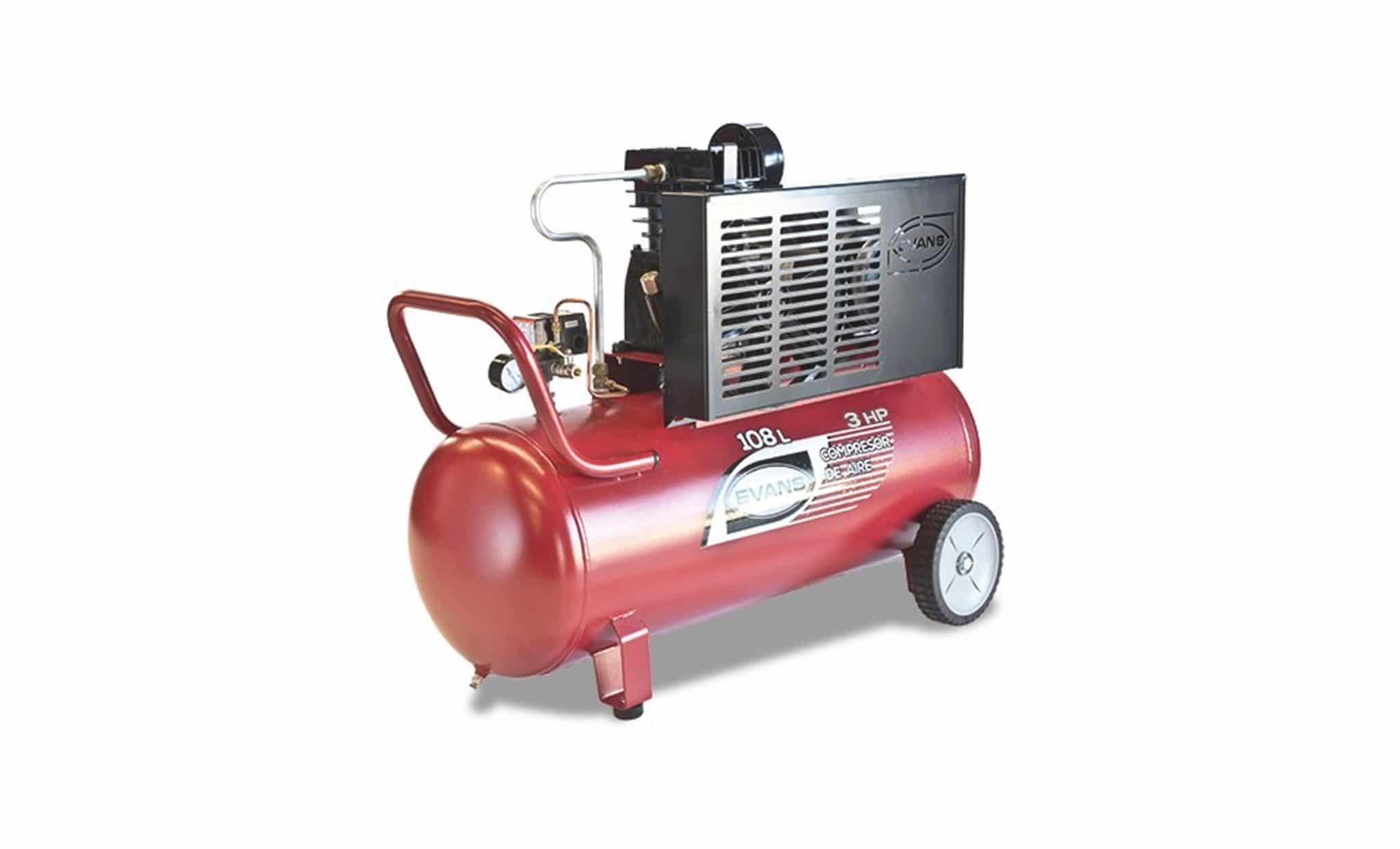 Compresor Lubricado Profesional 3Hp 108L Evans E150Me300108