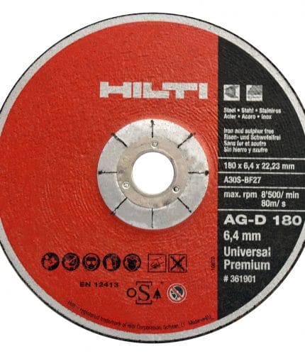 HC62186 - Disco De Desbaste Hilti Ag-D 180 361901 De 7 - HILTI