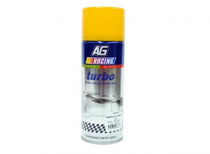 HC79834 - Pintura Aerosol Turbo Amarillo Cromo De 400ML Acuario AT77805 - TURBO