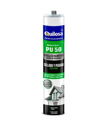 HC141917 - Sellador Adhesivo de Poliuretano Gris 300ml Quilosa Sintex PU-50 - QUILOSA