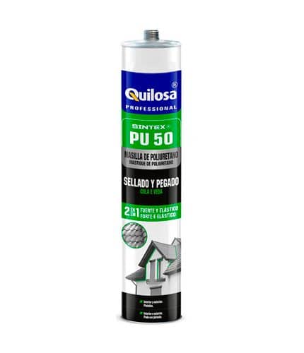 HC141918 - Sellador Adhesivo de Poliuretano Negro 300ml Quilosa Sintex PU-50 - QUILOSA