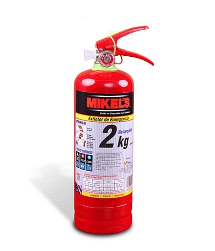 HC117068 - Extintor De Emergencia Recargable 2 Kgs Mikels EE-2 - MIKELS