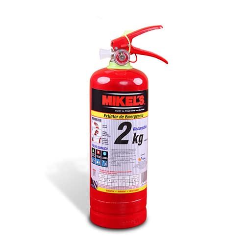 HC117068 - Extintor De Emergencia Recargable 2 Kgs Mikels EE-2 - MIKELS