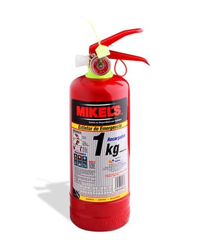 HC19024 - Extintor De Emergencia Recargable 1 Kg Mikels EE-1 - MIKELS