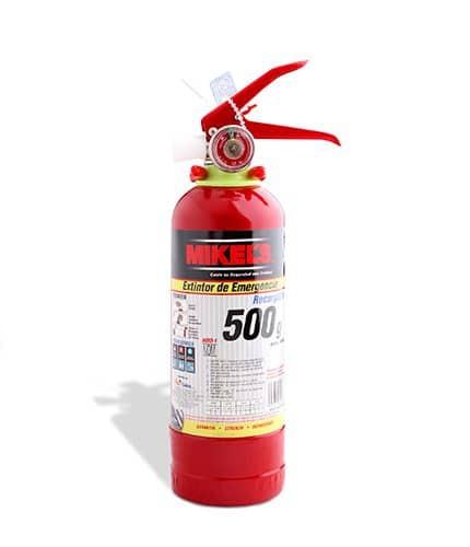 HC19025 - Extintor De Emergencia Recargable 500 G Mikels EE-500 - MIKELS