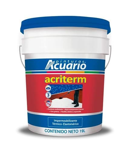 HC94318 - Impermeabilizante 19L Acriterm Blanco 3 Años Acuario - ACUARIO