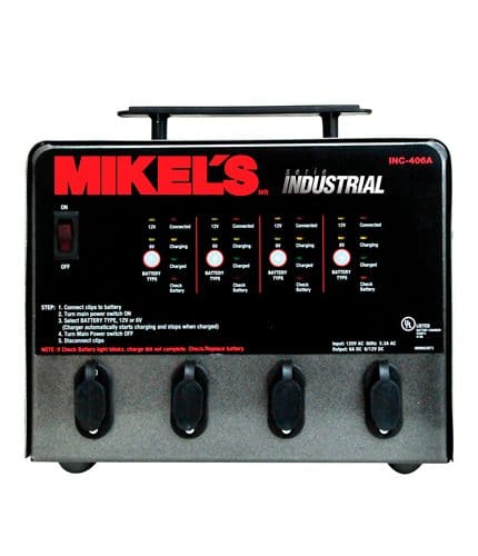 MIKBCB-4 - Banco Cargador De Baterias 6 Y 12V Mikels  BCB-4 - MIKELS