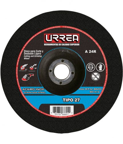 HC72194 - Disco T/27 Inox4-1/2X1/4E/Pes Urrea U372 - URREA