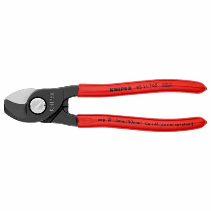 HC133625 - Tijeras De Cables trenzados 6-1/2 Knipex 9511165 - KNIPEX