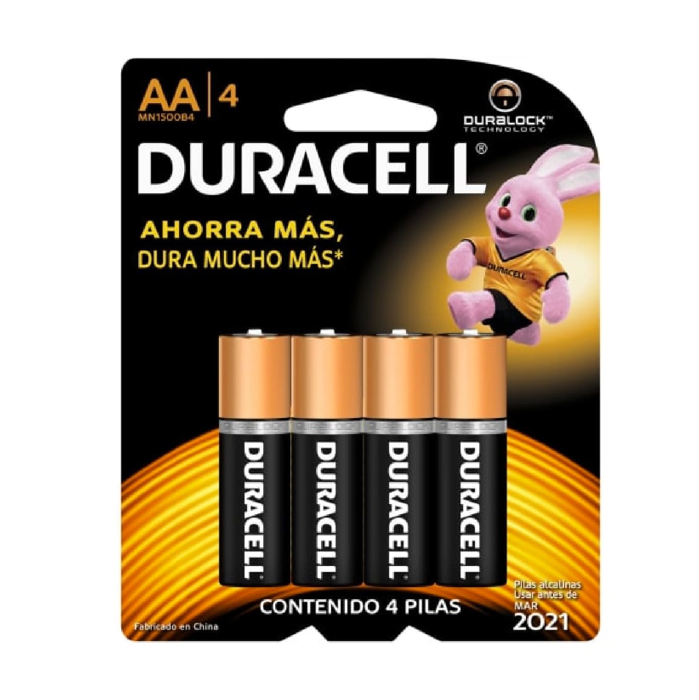DURACELL - Pilas AAA alcalinas, baterías AAA de larga duración 1.5