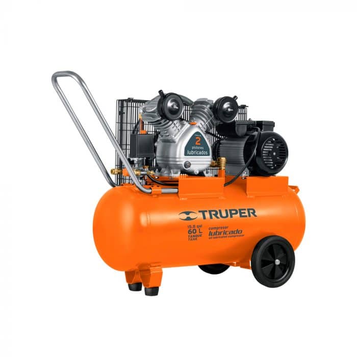 HC80604 - Compresor Horizontal 60 L 4 Hp (Potencia Máxima ) 127 V Truper 19005 - TRUPER