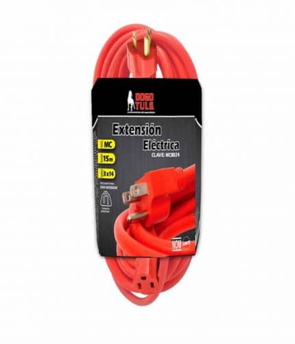 HC91543 - Extension Electrica 15 M - 3X14 AWG MC8024 - DOGOTULS