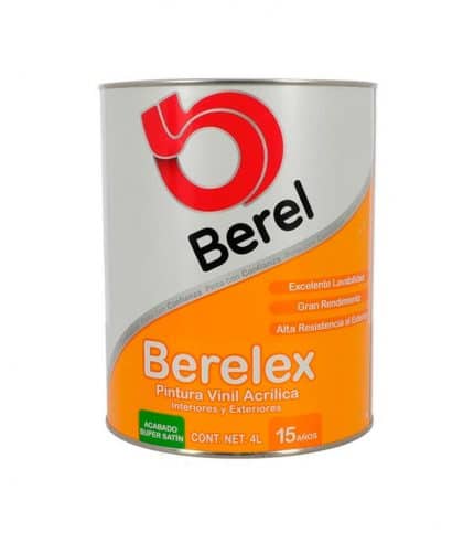 BER223-5 - Acrilica Berelex Blanco 4Lt Berel 000223-5/020223-5 - BEREL