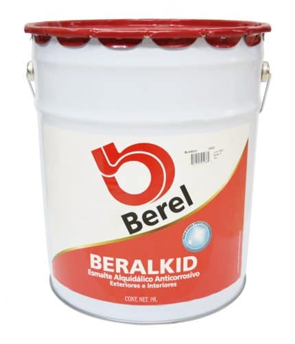 BER000423-6 - Esmalte Beralkid Blanco 19L Berel 000423-6 - BEREL