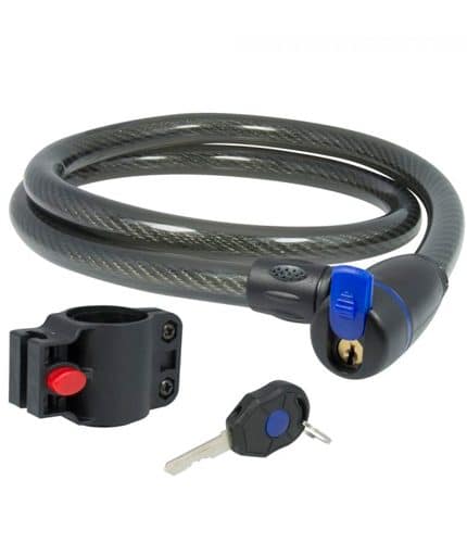 HC104180 - Candado De Cable Con Llave 1 8X120Cm Lock 13Cn - LOCK