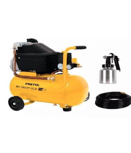 HC121021 - Paq Compresor Comp-Kit20P2.5HP 20L Pretul Pist Y Mang - PRETUL