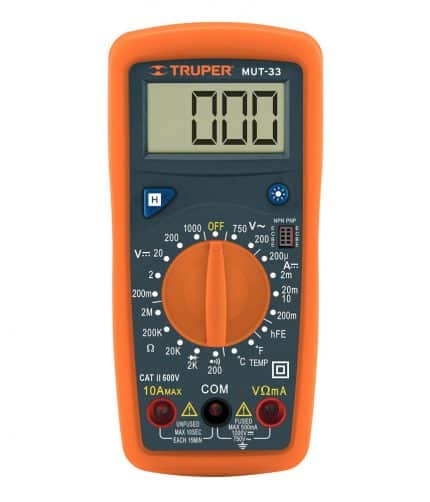 HC16609 - Multimetro Digital Truper 10401 - TRUPER