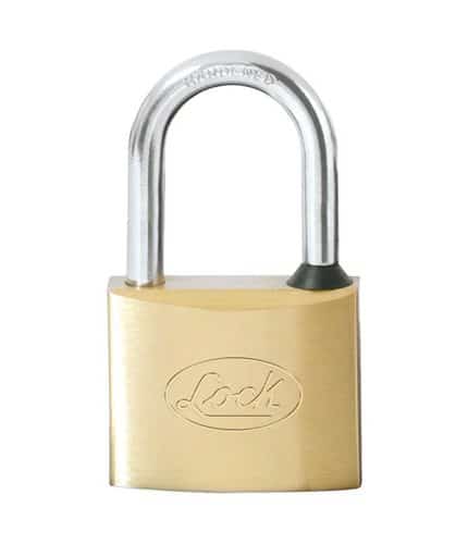 HC43364 - Candado De Laton Largo Llave Estandar 50MM Lock L20L50Eb - LOCK