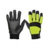 H012180 - Guantes Mecánico Alta Visibilidad Palma Poliuretano Verde Truper 13194 - TRUPER