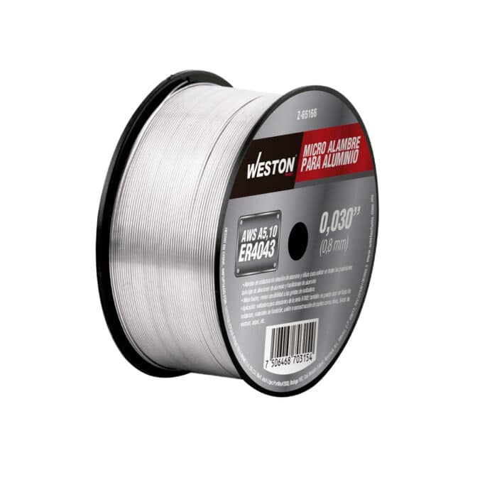 HC106189 - Micro Alambre Para Aluminio 4043 .030 1/2Kg Mig Weston Z-65166 - WESTON