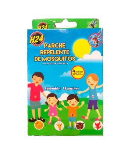HC126659 - Parche Repelente De Mosquitos H-24 318 12Pz - H-24