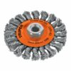 HC20804 - Carda Circular 4' Alambre Trenzado Eje 5/8'-11 Truper 17527 - TRUPER