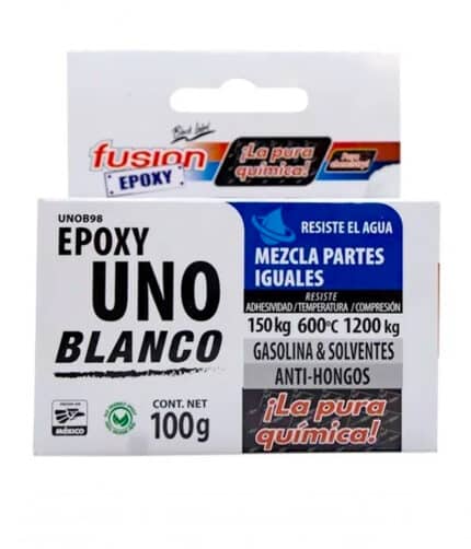 HC160158 - Pegamento Blanco 100g Uso General Fusion Epoxy UNOB98 - FUSION EPOXY