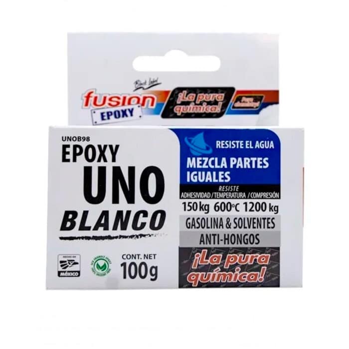 HC160158 - Pegamento Blanco 100g Uso General Fusion Epoxy UNOB98 - FUSION EPOXY