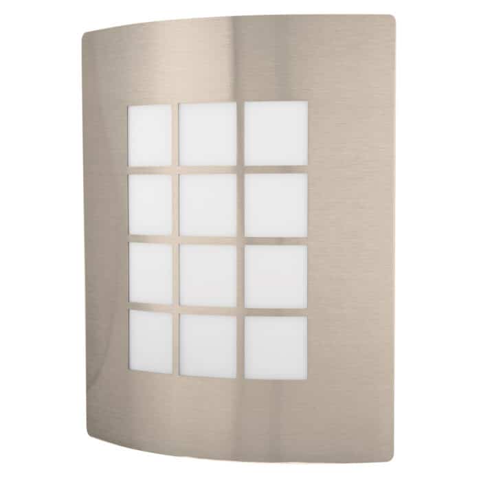 HC108706 - Arbotante Decorativo Cuerpo Acero Inox Lámpara No Incluida Volteck 47390 - VOLTECK
