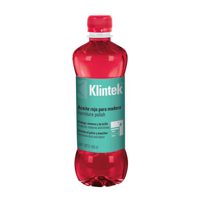 HC121963 - Aceite Rojo Para Muebles 480 Ml Klintek 57071 - KLINTEK