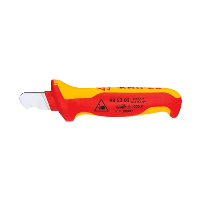 HC07576 - Cuchillo Pelacables Mango Aislante Verde 170Mm Knipex 985303 - KNIPEX