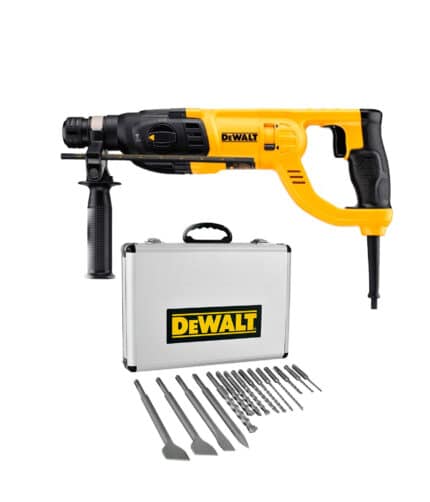 HC152143 - Combo Rotomartillo Sds Plus + Set 15 Brocas/Cinceles 800W Dewalt D25260K-B3 + DWA0870 - DEWALT