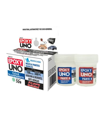 HC160998 - Pegamento Clear Epoxico 50Gr Transparente Uso General  Fusion Epoxy UNOC40 - FUSION EPOXY