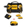 KHC162479 - Combo Rotomartillo DCD778 Sin Carbones + Atornillador de Impacto DCF887 + Batería DCB204 Litio 20V Max 2.0 Dewalt DCK223D2-B3 - DEWALT