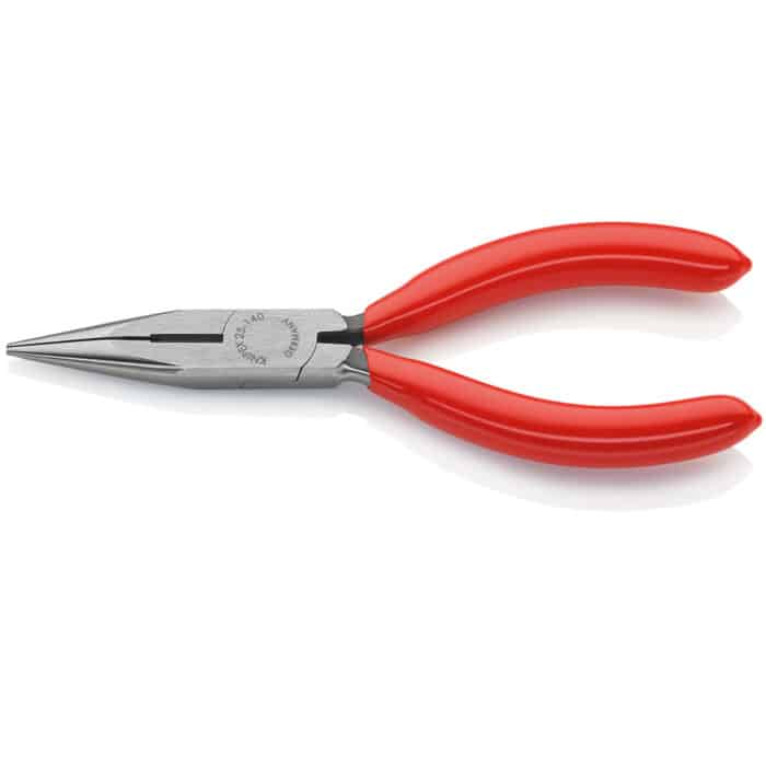 HC01466 - Alicate De Montaje (Alicate De Radio) Recubiertos De Plástico Negro Atramentado 140 Mm KNIPEX 25 01 140 - KNIPEX