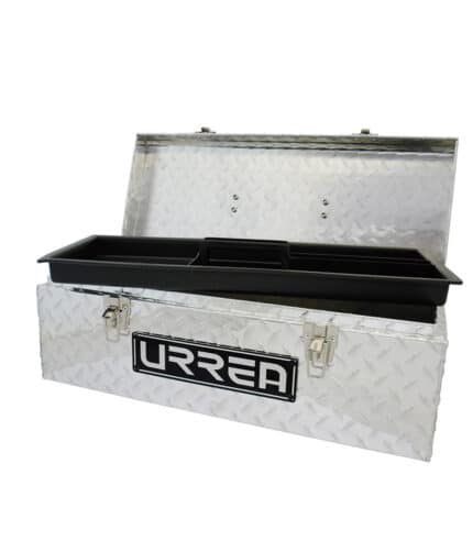 HC84144 - Caja Portaherramientas Aluminio 24 Charola Plástica Urrea ATB24 - URREA