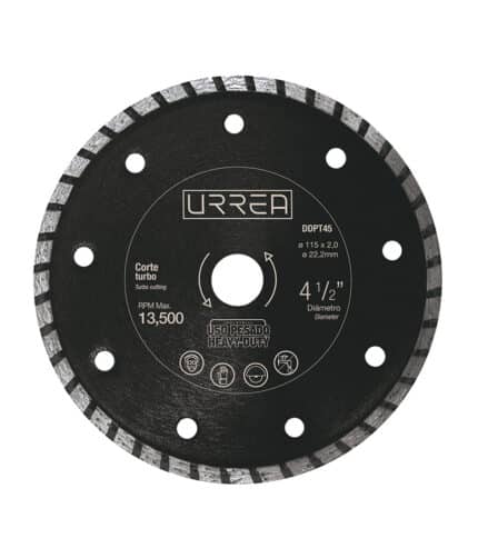 HC96930 - Disco De Diamante Uso Pesado Corte Turbo 4 1/2 Urrea DDPT45 - URREA