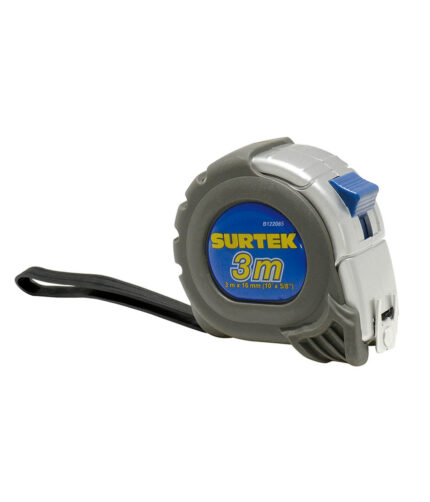 C2007658 - Flexómetro Anti-Impacto Silver 3M X 5/8  Surtek B122085 - SURTEK