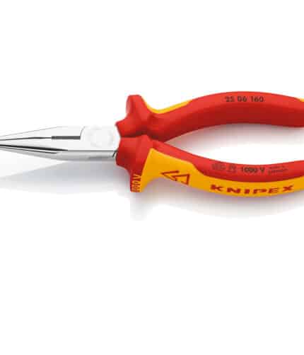 HC127775 - Alicate De Montaje (Alicate De Radio) Aislados Con Fundas Multicomponentes, Según Norma Vde Cromado 160 Mm KNIPEX 25 06 160 - KNIPEX