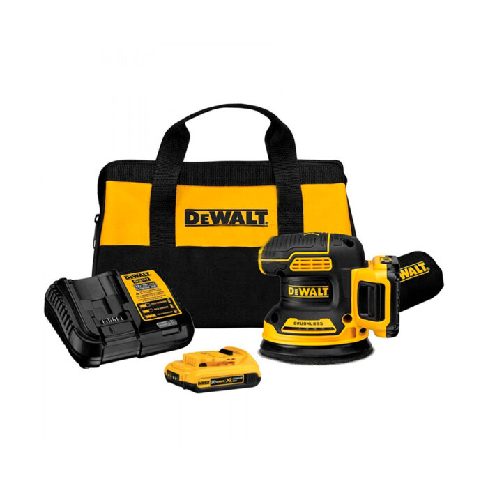 HC143840 - Lijadora Orbital 5 20V Brushl Con 2 Baterias Dewalt DCW210D2-B3 - DEWALT