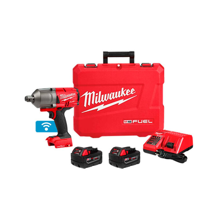 HC159758 - Llave de Impacto 3/4 M18 Cargador + 2 Baterías + Caja Milwaukee 2864-22R - MILWAUKEE