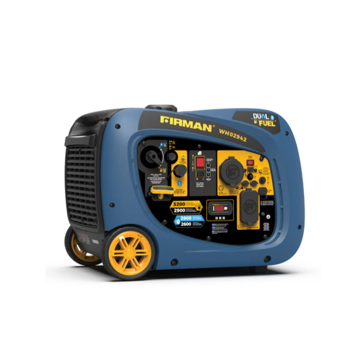 HC165127 - Generador Portátil Con Inversor de Combustible Dual 3200W Arranque Eléctrico Firman WH02942 - FIRMAN