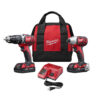 HC98929 - Combo De Rotomartillo 1/2 18V Con Pistola De Impacto 1/4 18V Y Bolsa Con 1 Batería 18V M18 Y Cargador Milwaukee M4 2697-22Ct - MILWAUKEE