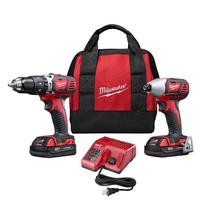 HC98929 - Combo De Rotomartillo 1/2 18V Con Pistola De Impacto 1/4 18V Y Bolsa Con 1 Batería 18V M18 Y Cargador Milwaukee M4 2697-22Ct - MILWAUKEE